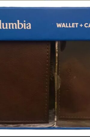 BILLETERA CON TARJETERO COLUMBIA ORIGINAL MADE IN INDIA EN ESTUCHE DE REGALO