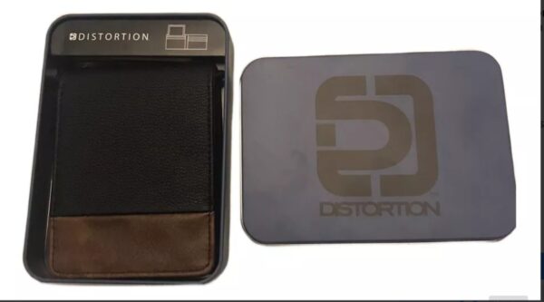 BILLETERA DISTORTION MADE IN USA EN ESTUCHE DE REGALO METALICO ORIGINAL - Image 4