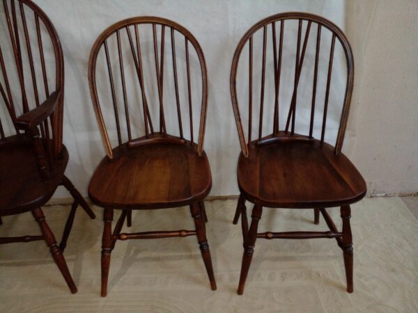 2 SILLAS Y 2 SILLONES DE CABECERA ESTILO WINDSOR COUNTRY. COD: 90801 / 91301 - Image 4