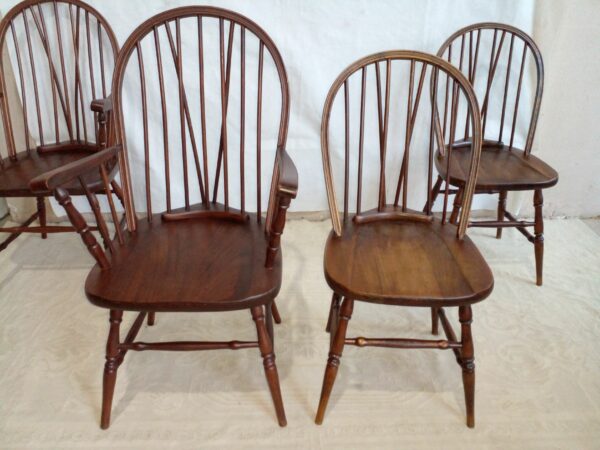 2 SILLAS Y 2 SILLONES DE CABECERA ESTILO WINDSOR COUNTRY. COD: 90801 / 91301 - Image 5