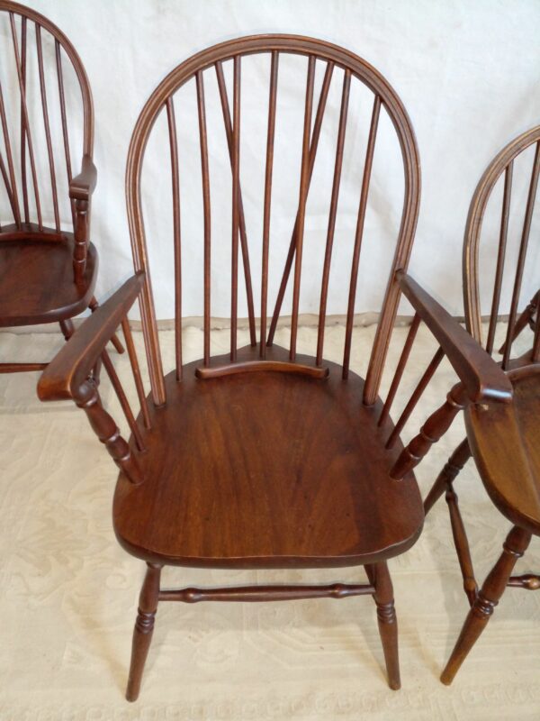 2 SILLAS Y 2 SILLONES DE CABECERA ESTILO WINDSOR COUNTRY. COD: 90801 / 91301 - Image 6