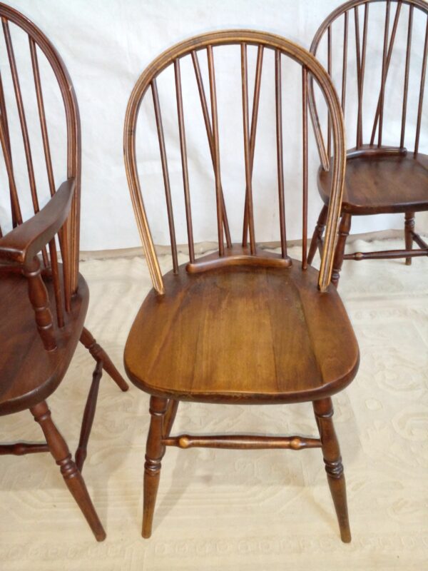 2 SILLAS Y 2 SILLONES DE CABECERA ESTILO WINDSOR COUNTRY. COD: 90801 / 91301 - Image 7