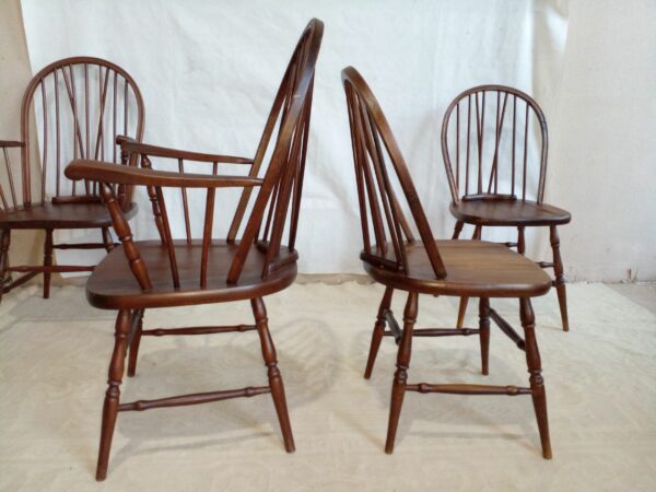 2 SILLAS Y 2 SILLONES DE CABECERA ESTILO WINDSOR COUNTRY. COD: 90801 / 91301 - Image 9