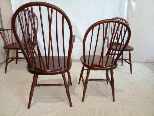 2 SILLAS Y 2 SILLONES DE CABECERA ESTILO WINDSOR COUNTRY. COD: 90801 / 91301 - Image 10