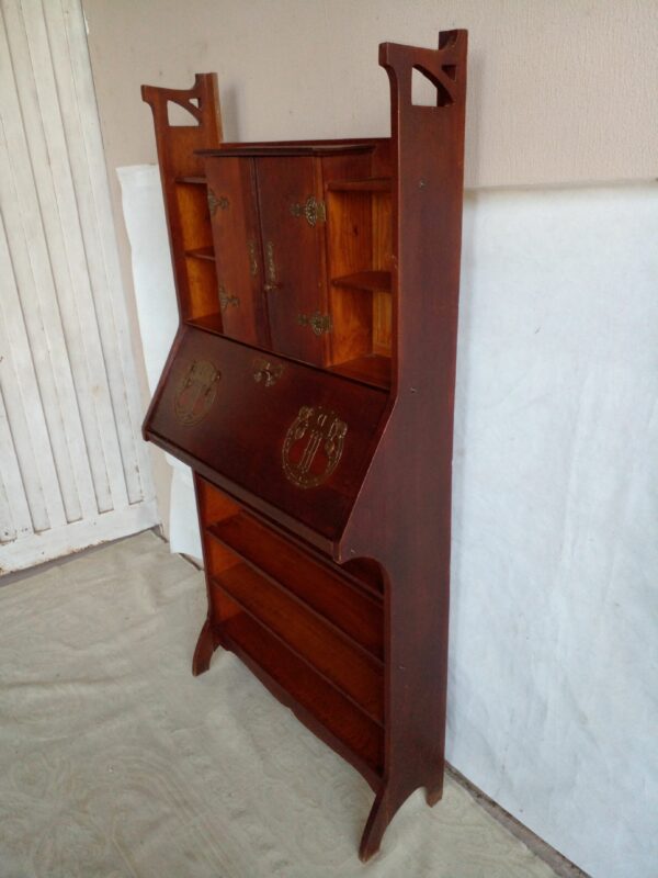 BIBLIOTECA LA NACION EN ROBLE MUEBLE DE COLECCION ART & CRAFT. COD: 81701 - Image 5