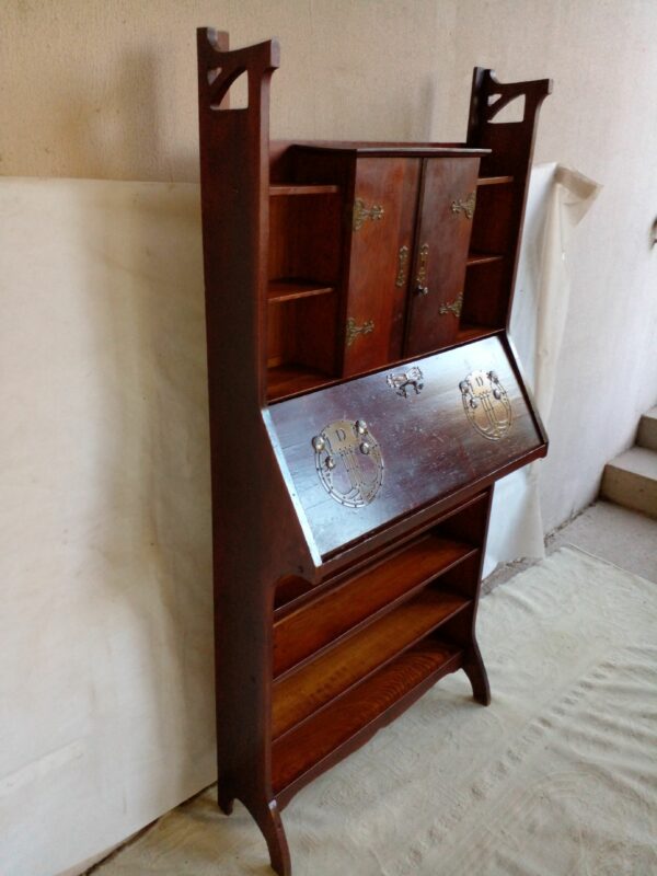 BIBLIOTECA LA NACION EN ROBLE MUEBLE DE COLECCION ART & CRAFT. COD: 81701 - Image 6