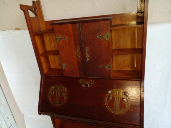 BIBLIOTECA LA NACION EN ROBLE MUEBLE DE COLECCION ART & CRAFT. COD: 81701 - Image 7