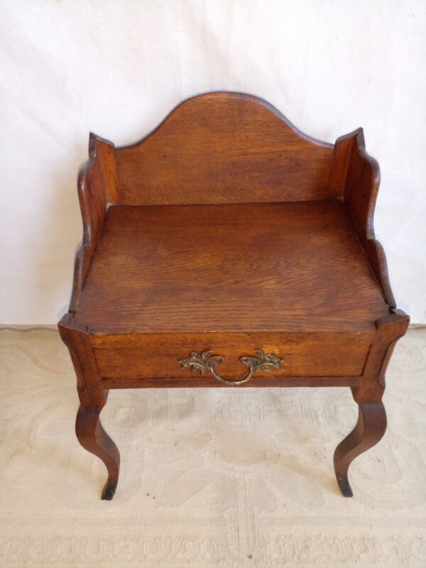 MESA DE LUZ PROVENZAL EN ROBLE PETIT MUEBLE FRANCES. COD: 69502 - Image 3