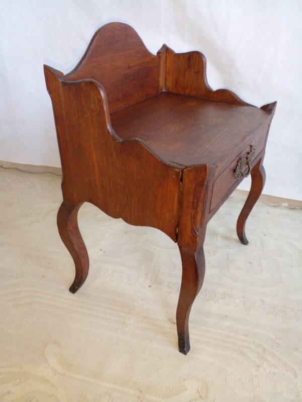 MESA DE LUZ PROVENZAL EN ROBLE PETIT MUEBLE FRANCES. COD: 69502 - Image 6