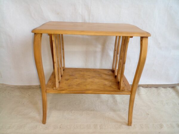 MESA DE SALA ANTIGUA MADERA LAVADA NATURAL MESITA MUSIQUERO. COD: 41859 - Image 2