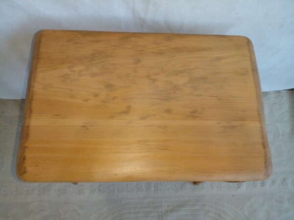 MESA DE SALA ANTIGUA MADERA LAVADA NATURAL MESITA MUSIQUERO. COD: 41859 - Image 5