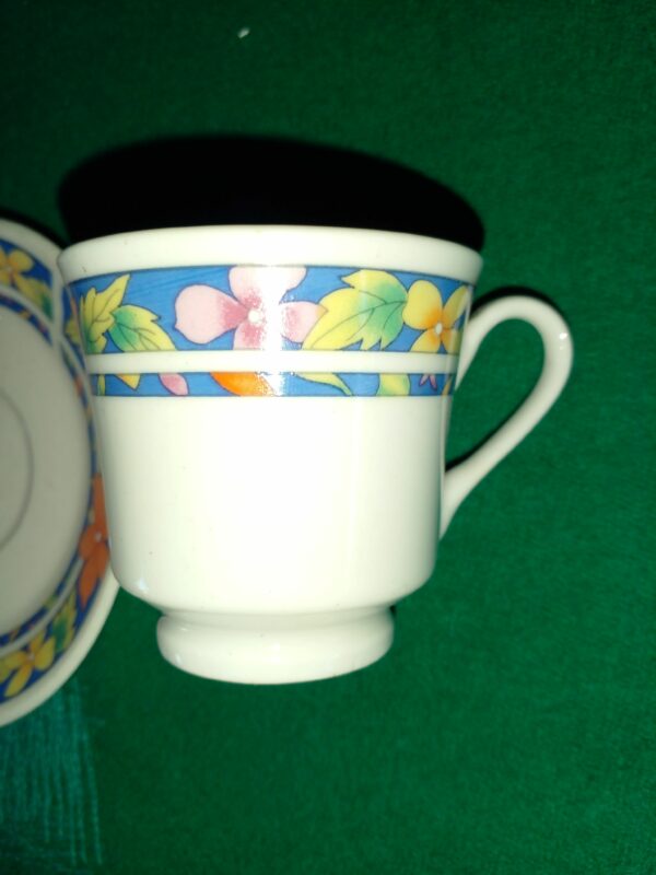 JUEGO EN SET DE 6 TAZAS PARA CAFE PORCELANA CHINA. COD: 34326 - Image 6