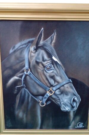 CUADRO AL OLEO PINTOR ENTRERRIANO FABRICIO ULRICH TITULADO EL MORAJU. PRECIO: US$ 250