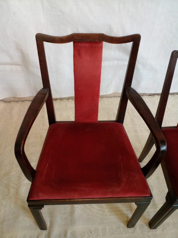 JUEGO DE 6 SILLAS Y 2 SILLONES DE CABECERA SELLADOS NORDISKA KOMPANIET. COD: 92203 - Image 13