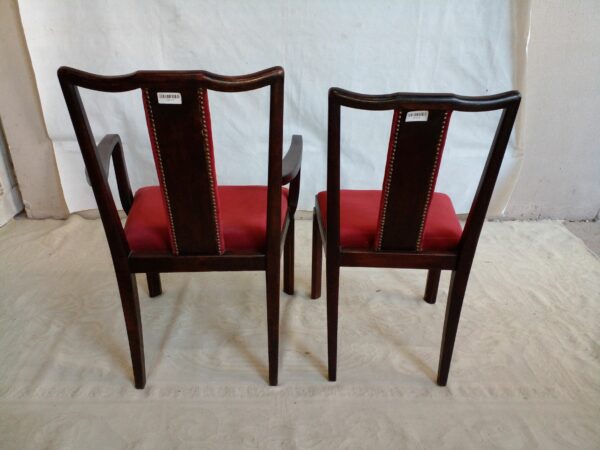 JUEGO DE 6 SILLAS Y 2 SILLONES DE CABECERA SELLADOS NORDISKA KOMPANIET. COD: 92203 - Image 15