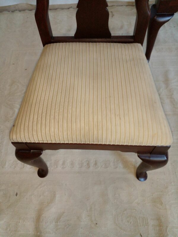 SILLA ESTILO INGLES REINA ANA, MADE IN USA DREXEL HERITAGE. COD: 76919 - Image 7