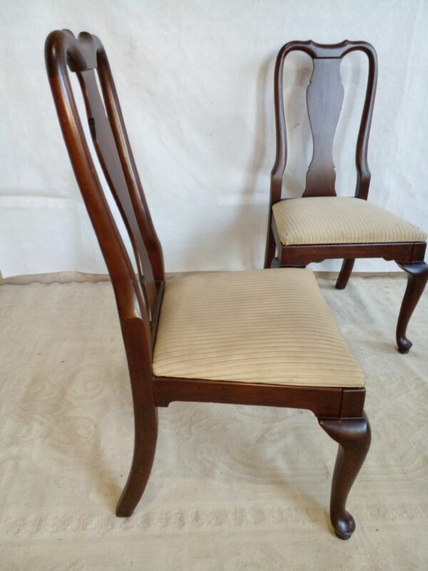 SILLA ESTILO INGLES REINA ANA, MADE IN USA DREXEL HERITAGE. COD: 76919 - Image 9