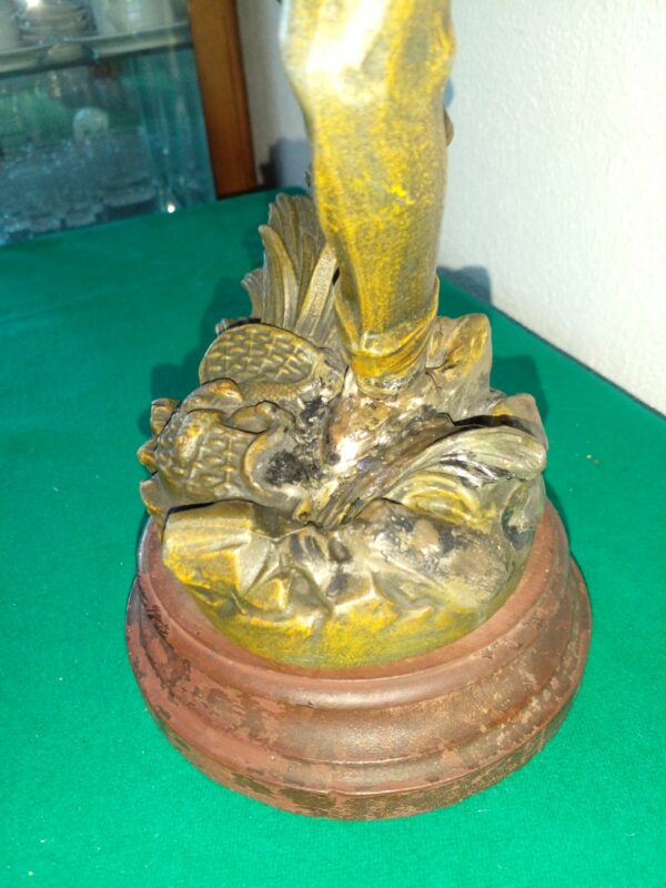 FIGURA ESCULTURA PETIT BRONZE FRANCESA FIRMADA Y SELLADA. COD: 89476 - Image 11