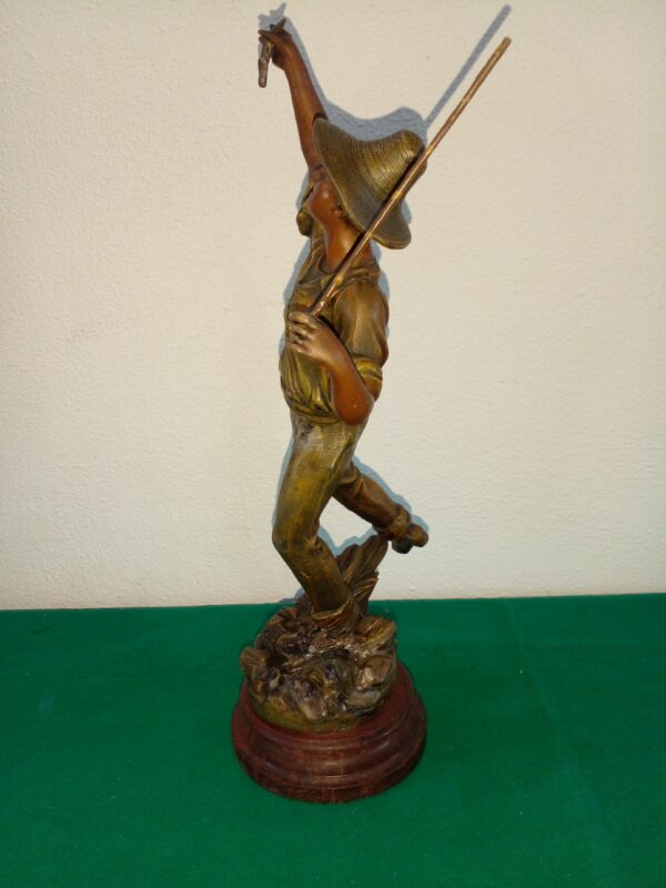 FIGURA ESCULTURA PETIT BRONZE FRANCESA FIRMADA Y SELLADA. COD: 89476 - Image 12