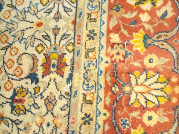 ALFOMBRA ANTIGUA DE LANA IMPECABLE 3.55 X 2.45 MTS. COD: 91809 - Image 4