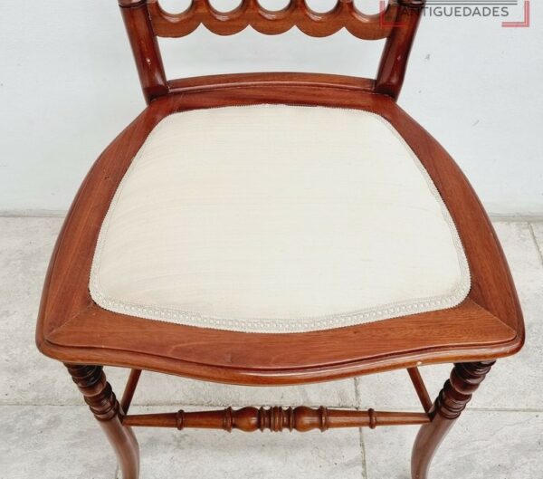 2 SILLAS ANTIGUAS ESTILO ISABELINO MUEBLES DE COLECCION. COD: 92801 - Image 5