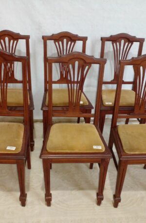 SILLA INGLES THOMPSON 6 SILLAS ANTIGUAS EN CEDRO. COD: 74802 RESERVADAS
