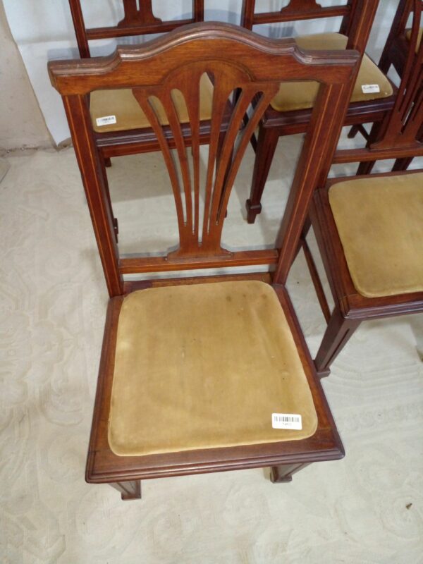 SILLA INGLES THOMPSON 6 SILLAS ANTIGUAS EN CEDRO. COD: 74802 - Image 8