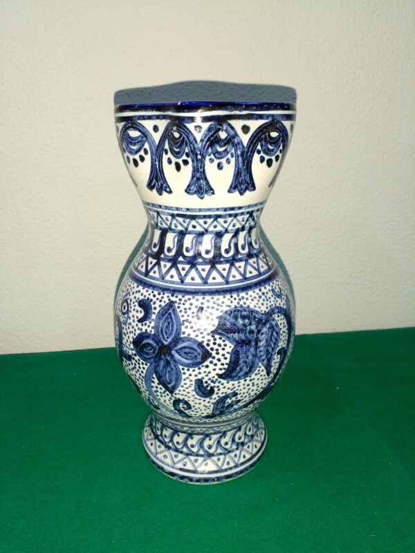JARRA CERAMICA ESMALTADA SELLADA OZAETA, JARRA VINTAGE. COD: 93704 - Image 6