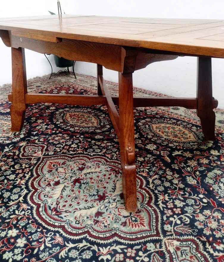 JUEGO DE COMEDOR EN ROBLE ESTILO VASCO PROVENZAL RUSTICO CAMPESTRE. COD: 93401 - Image 5
