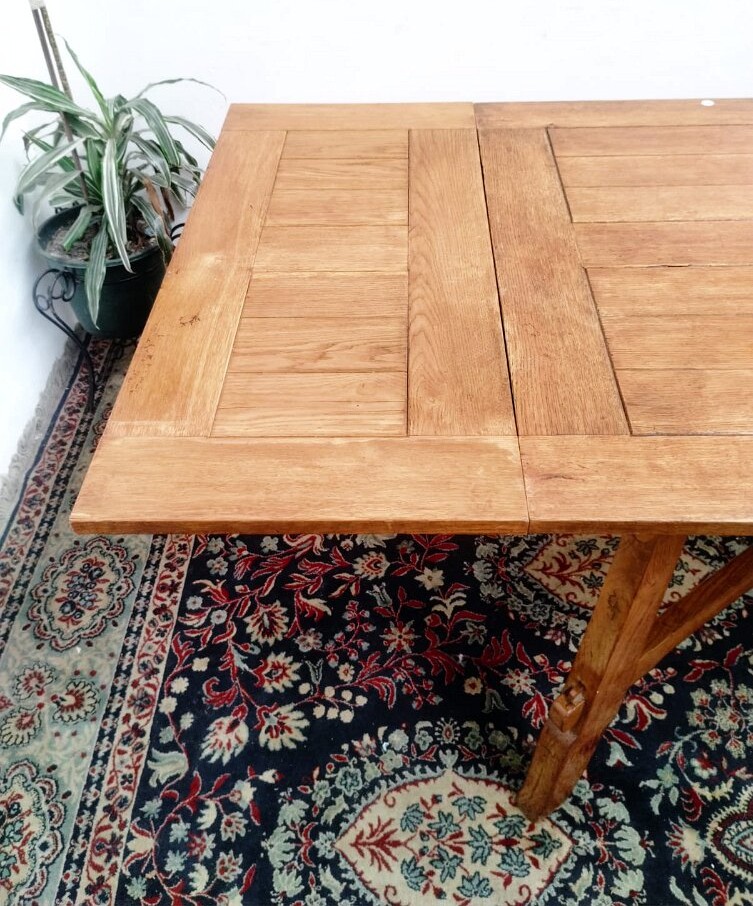 JUEGO DE COMEDOR EN ROBLE ESTILO VASCO PROVENZAL RUSTICO CAMPESTRE. COD: 93401 - Image 11