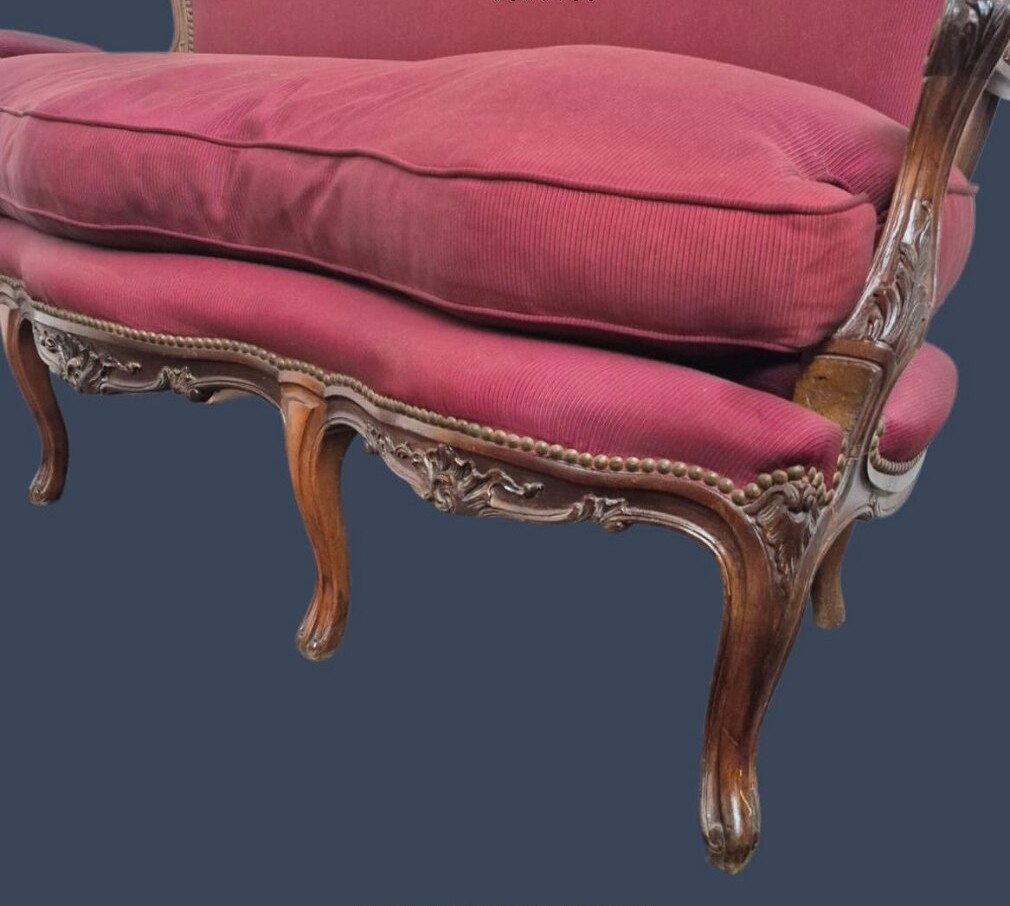 JUEGO DE SILLONES ESTILO FRANCES LUIS XV, JUEGO DE LIVING FRANCES. COD: 94604 - Image 10