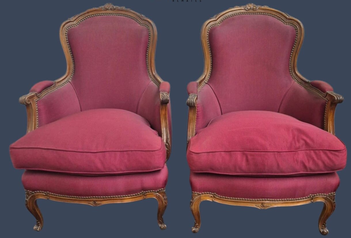 JUEGO DE SILLONES ESTILO FRANCES LUIS XV, JUEGO DE LIVING FRANCES. COD: 94604 - Image 12