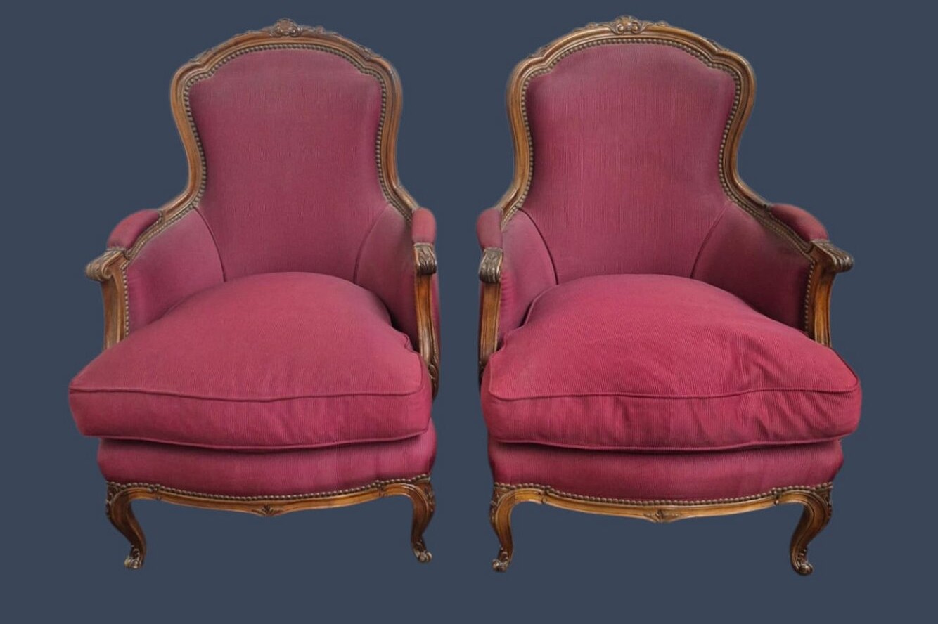 JUEGO DE SILLONES ESTILO FRANCES LUIS XV, JUEGO DE LIVING FRANCES. COD: 94604 - Image 13