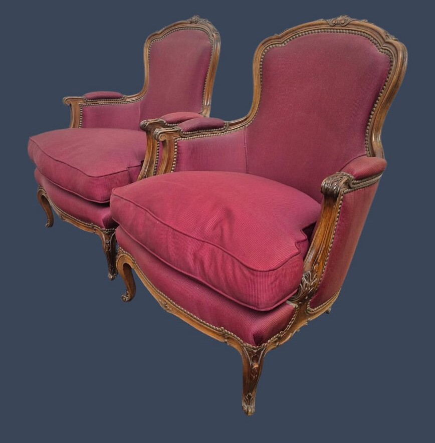 JUEGO DE SILLONES ESTILO FRANCES LUIS XV, JUEGO DE LIVING FRANCES. COD: 94604 - Image 15