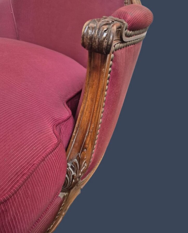 JUEGO DE SILLONES ESTILO FRANCES LUIS XV, JUEGO DE LIVING FRANCES. COD: 94604 - Image 16