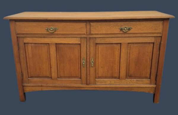MUEBLE BAJO APARADOR ANTIGUO EN ROBLE ORIGINAL IMPECABLE. COD: 94606 - Image 3