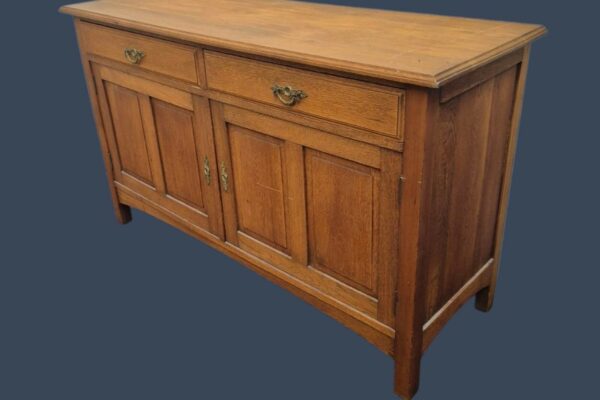 MUEBLE BAJO APARADOR ANTIGUO EN ROBLE ORIGINAL IMPECABLE. COD: 94606 - Image 8
