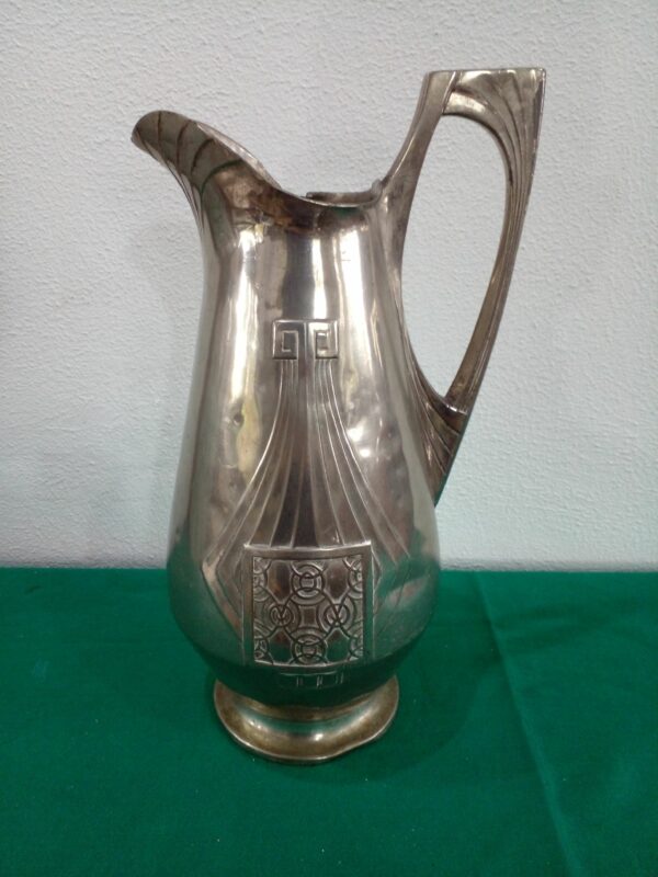 JARRA METAL PLATEADO ALEMAN SELLADO WMF. COD: 95008
