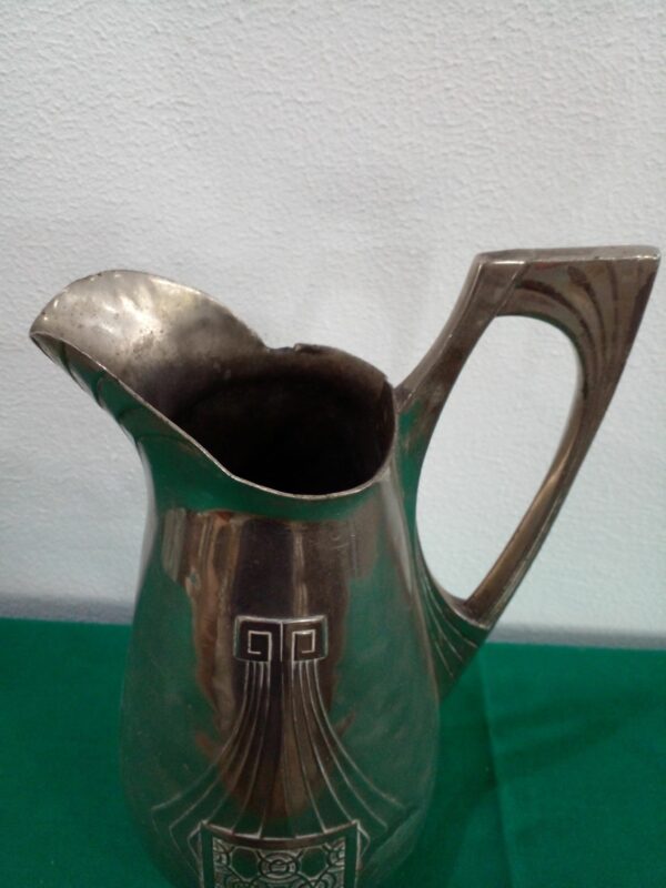 JARRA METAL PLATEADO ALEMAN SELLADO WMF. COD: 95008 - Image 5