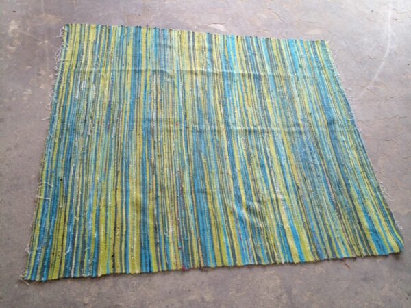 ALFOMBRA RUSTICA TAPIZ TEJIDO ARTESANAL TRAIDA DEL PERU. COD: 85216