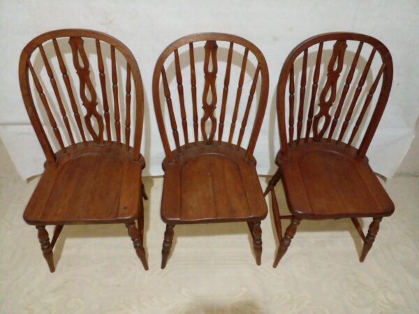 SILLA WINDSOR RESPALDO PALMETA MADERA MACIZA SILLAS COUNTRY. COD: 95007 - Image 3