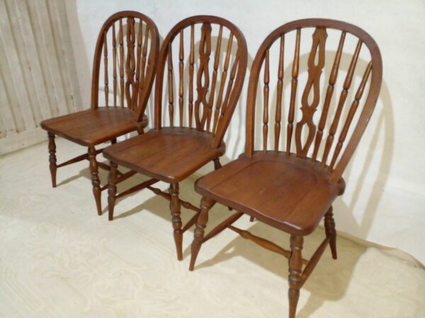 SILLA WINDSOR RESPALDO PALMETA MADERA MACIZA SILLAS COUNTRY. COD: 95007 - Image 4