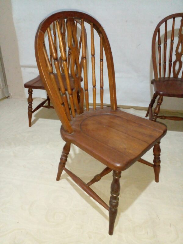 SILLA WINDSOR RESPALDO PALMETA MADERA MACIZA SILLAS COUNTRY. COD: 95007 - Image 7