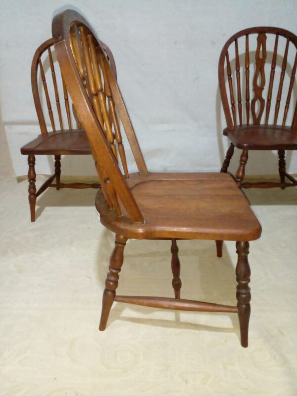 SILLA WINDSOR RESPALDO PALMETA MADERA MACIZA SILLAS COUNTRY. COD: 95007 - Image 8