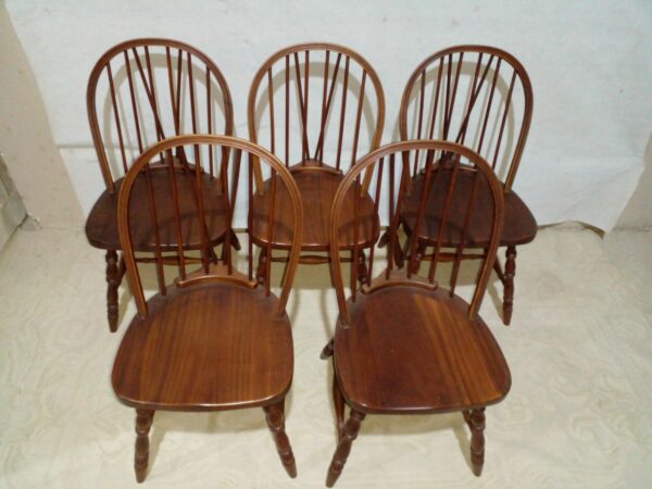 SILLA WINDSOR MADERA MACIZA SILLAS COUNTRY. COD: 95006 - Image 3
