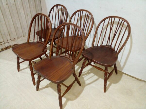 SILLA WINDSOR MADERA MACIZA SILLAS COUNTRY. COD: 95006 - Image 4