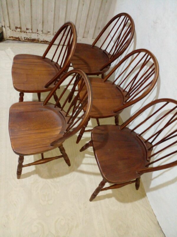 SILLA WINDSOR MADERA MACIZA SILLAS COUNTRY. COD: 95006 - Image 5