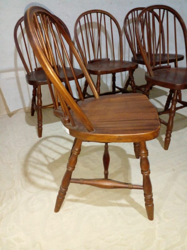 SILLA WINDSOR MADERA MACIZA SILLAS COUNTRY. COD: 95006 - Image 9