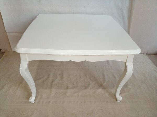 MESA DE COMEDOR ESTILO FRANCES PROVENZAL PATINADA SHABY CHIC. COD: 95801