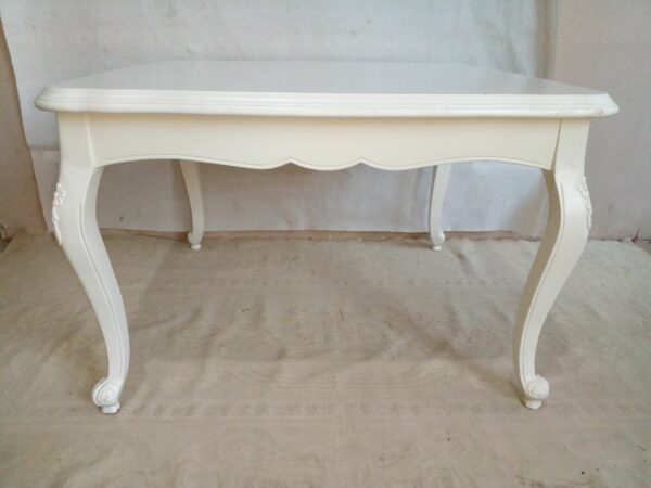 MESA DE COMEDOR ESTILO FRANCES PROVENZAL PATINADA SHABY CHIC. COD: 95801 - Image 4